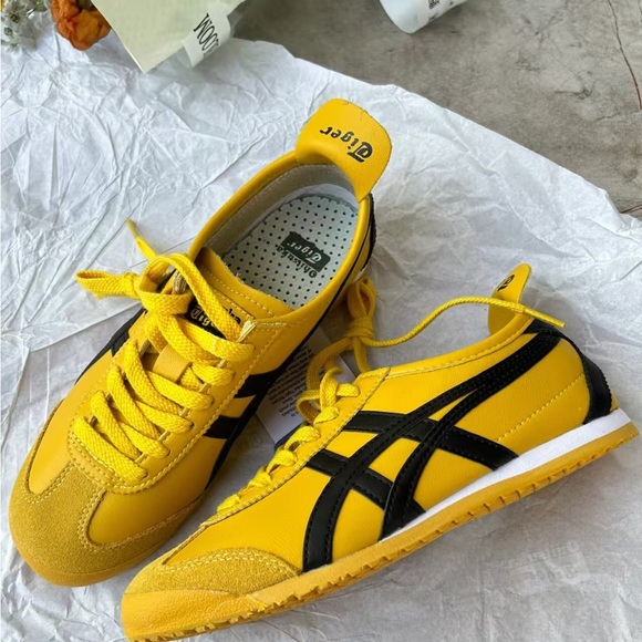Meet the Posher Shoes - Onitsuka Tiger MEXICO 66 - Women's Yellow Casual Sneakers